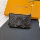 Louis Vuitton Inspired Luxury Card Holder – Monogram & Damier Patterns with Gold-toned Chain