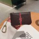 Gucci GG Monogram Luxury Card Holder with Gold-toned Chain (Small Wallet for Cards & Cash)