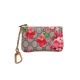 Gucci GG Monogram Luxury Card Holder with Gold-toned Chain (Small Wallet for Cards & Cash)