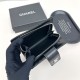 Chanel Black Quilted Leather Luxury Card Holder – Silver-toned CC Logo (7+ Card Slots & Zip Pocket)