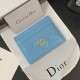 Dior Cannage Quilted Leather Luxury Card Holder – Gold CD Logo (5 Card Slots)