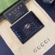 Gucci Wave Quilted Leather Luxury Card Holder – Gold-toned GG Logo (5 Card Slots)