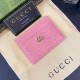 Gucci Wave Quilted Leather Luxury Card Holder – Gold-toned GG Logo (5 Card Slots)