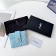 YSL V-Stitch Foldable Luxury Card Holder - Gold Logo & Quilted Leather | Designer Wallet