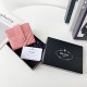 Prada Triangle Logo Foldable Luxury Card Holder - V-Stitch Leather | Designer Slim Wallet