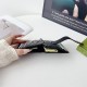 Gucci Wave Foldable Luxury Card Holder - Signature GG Metal Logo & Designer Slim Leather Wallet