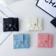 CHANEL Diamond Quilted Leather Foldable Luxury Card Holder - Designer Wallet with Gold Metal Logo