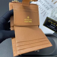 GUCCI Ophidia Golden-toned GG Clasp Coin Pocket Wallet