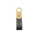 Montblanc Star Keychain - Luxury Leather Key Ring with Gold-Tone Accents