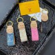 Louis Vuitton Dauphine & Monogram Keychain - Luxury Accent in Premium Denim/Leather