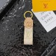 Louis Vuitton Dauphine & Monogram Keychain - Luxury Accent in Premium Denim/Leather