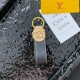 Louis Vuitton Dauphine & Monogram Keychain - Luxury Accent in Premium Denim/Leather