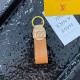 Louis Vuitton Dauphine & Monogram Keychain - Luxury Accent in Premium Denim/Leather