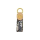 Dior Luxury Keychain - Oblique Pattern & Gold CD Logo in Premium Leather/Jacquard