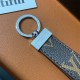 Louis Vuitton Silver-toned Ring Keychain - Monogram & Damier Patterns