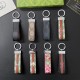 Gucci Silver-toned Ring Keychain - GG Monogram & Signature Accents in Premium Canvas/Leather