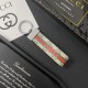 Gucci Silver-toned Ring Keychain - GG Monogram & Signature Accents in Premium Canvas/Leather