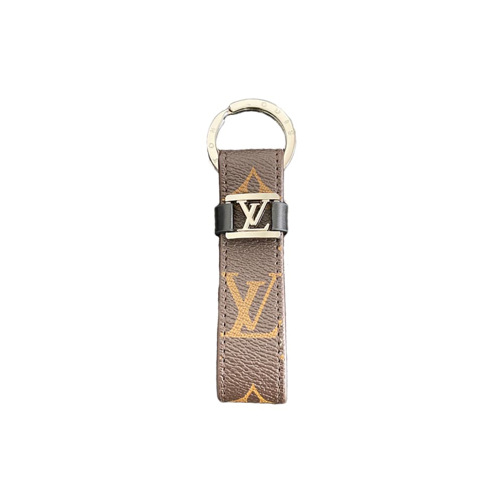 Louis Vuitton Keychain with Silver Metal Logo -  Monogram & Damier Patterns Accents