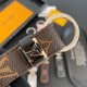 Louis Vuitton Keychain with Silver Metal Logo -  Monogram & Damier Patterns Accents