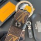 Louis Vuitton Keychain with Silver Metal Logo -  Monogram & Damier Patterns Accents