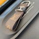 Louis Vuitton Keychain with Silver Metal Logo -  Monogram & Damier Patterns Accents