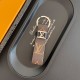 Louis Vuitton Keychain with Silver Metal Logo -  Monogram & Damier Patterns Accents