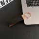 Louis Vuitton Monogram Embossed Leather Luxury Keychain - Gold-Tone Hardware
