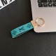 Louis Vuitton Monogram Embossed Leather Luxury Keychain - Gold-Tone Hardware