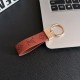 Louis Vuitton Monogram Embossed Leather Luxury Keychain - Gold-Tone Hardware