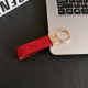 Louis Vuitton Monogram Embossed Leather Luxury Keychain - Gold-Tone Hardware