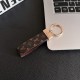 Louis Vuitton Luxury Keychain - Monogram & Damier Leather with Gold-Tone Hardware