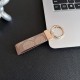 Coach Luxury Keychain - Signature C Pattern Leather with Gold-Tone Hardware