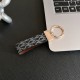 Michael Kors Luxury Keychain - Signature MK Print & Gold-Tone Hardware