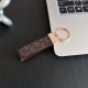 Michael Kors Luxury Keychain - Signature MK Print & Gold-Tone Hardware