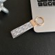 Michael Kors Luxury Keychain - Signature MK Print & Gold-Tone Hardware
