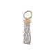 Michael Kors Luxury Keychain - Signature MK Print & Gold-Tone Hardware