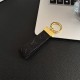 Louis Vuitton Embossed Monogram Leather Luxury Keychain - Gold-Tone Hardware