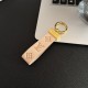 Louis Vuitton Embossed Monogram Leather Luxury Keychain - Gold-Tone Hardware