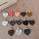 Louis Vuitton Heart-Shaped Keychain - Monogram & Damier Patterns with Gold-Tone Hardware