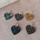 Louis Vuitton Heart-Shaped Keychain - Monogram & Damier Patterns with Gold-Tone Hardware