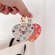 Louis Vuitton Heart-Shaped Keychain - Monogram & Damier Patterns with Gold-Tone Hardware