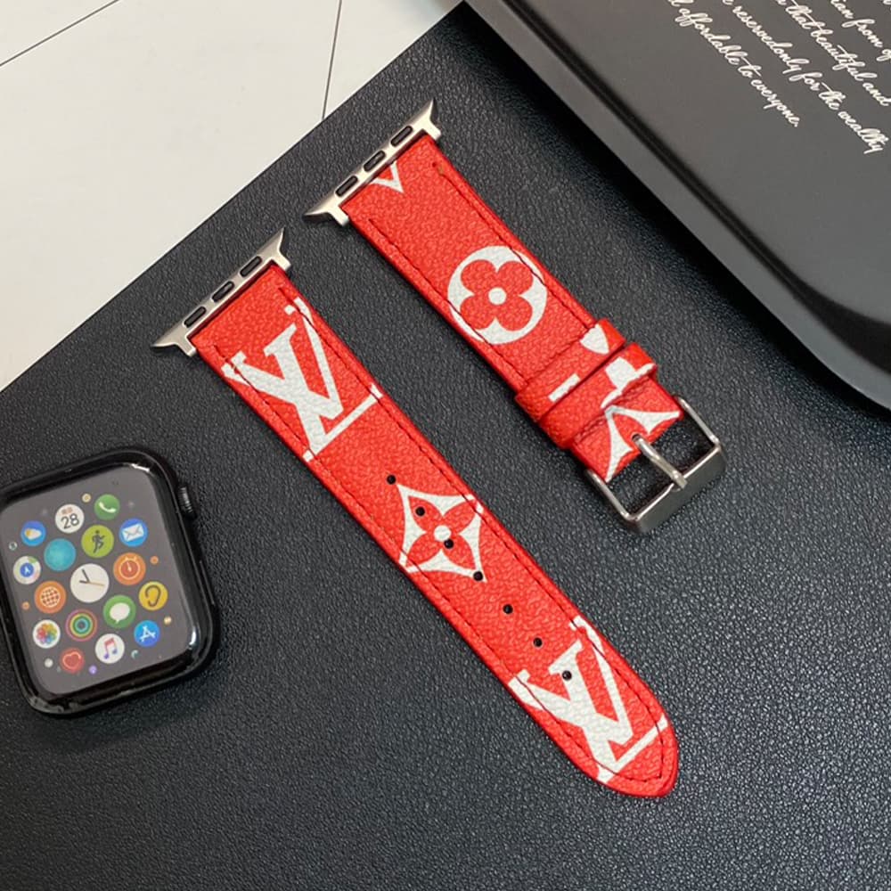 Louis Vuitton Luxury Apple Watch Band - Monogram/Damier with Gold-Tone Hardware Louis Vuitton Luxury Apple Watch Band - Monogram/Damier with Gold-Tone Hardware