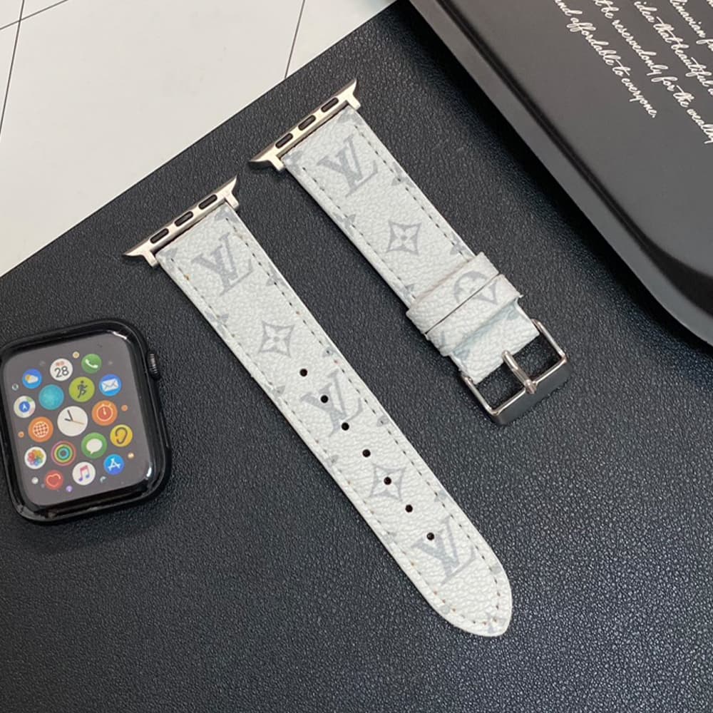 Louis Vuitton Luxury Apple Watch Band - Monogram/Damier with Gold-Tone Hardware Louis Vuitton Luxury Apple Watch Band - Monogram/Damier with Gold-Tone Hardware