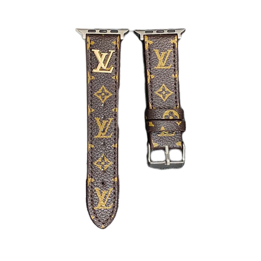 Louis Vuitton Luxury Apple Watch Band - Monogram/Damier with Gold-Tone Hardware