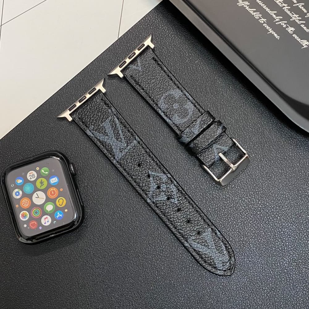 Louis Vuitton Luxury Apple Watch Band - Monogram/Damier with Gold-Tone Hardware Louis Vuitton Luxury Apple Watch Band - Monogram/Damier with Gold-Tone Hardware
