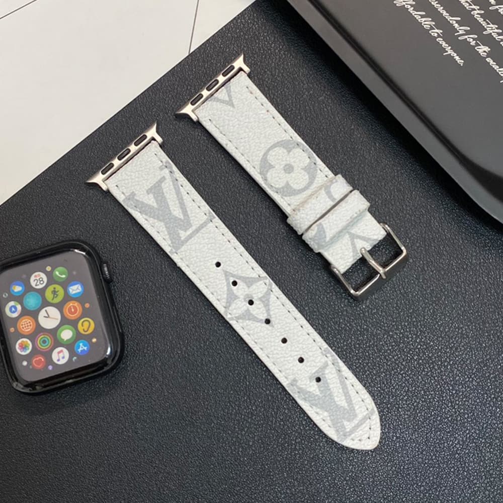 Louis Vuitton Luxury Apple Watch Band - Monogram/Damier with Gold-Tone Hardware Louis Vuitton Luxury Apple Watch Band - Monogram/Damier with Gold-Tone Hardware