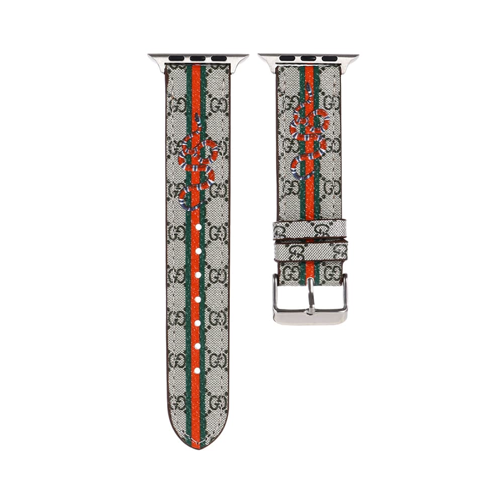 Gucci GG Luxury Apple Watch Band - Floral/Bee/Snake Monogram Designs Gucci GG Luxury Apple Watch Band - Floral/Bee/Snake Monogram Designs