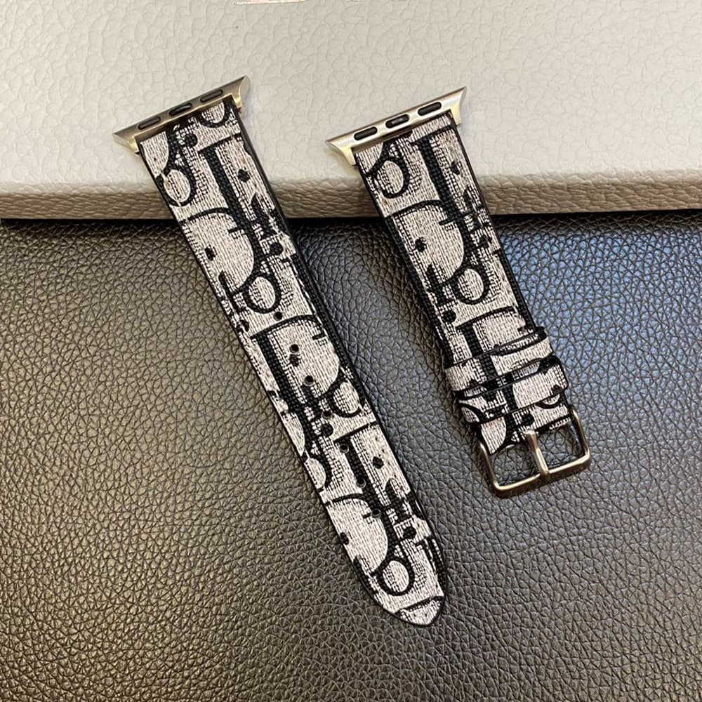 Dior Oblique Luxury Apple Watch Band - Designer Pattern Strap in 5 Premium Colors Dior Oblique Luxury Apple Watch Band - Designer Pattern Strap in 5 Premium Colors