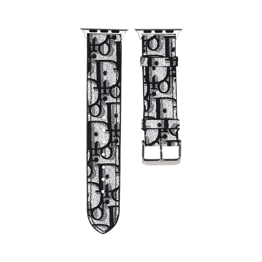 Dior Oblique Luxury Apple Watch Band - Designer Pattern Strap in 5 Premium Colors