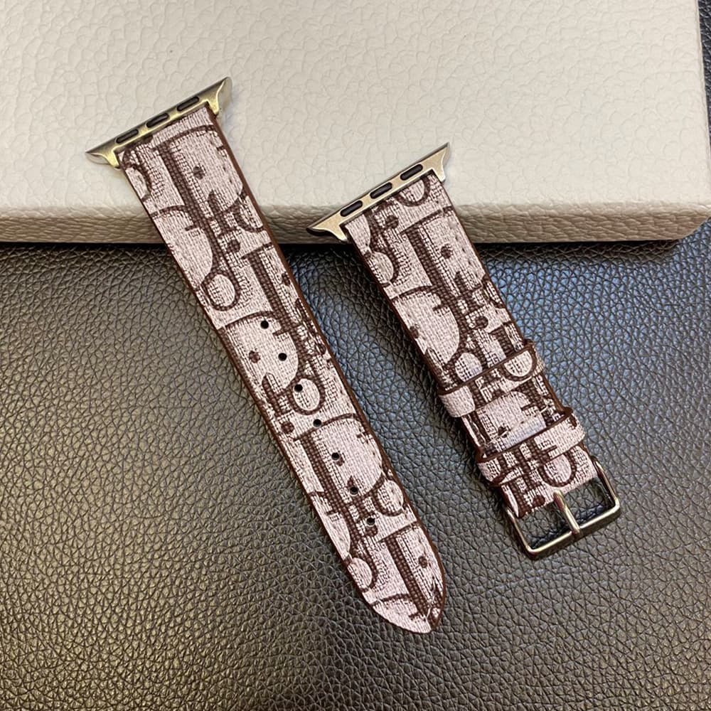 Dior Oblique Luxury Apple Watch Band - Designer Pattern Strap in 5 Premium Colors Dior Oblique Luxury Apple Watch Band - Designer Pattern Strap in 5 Premium Colors